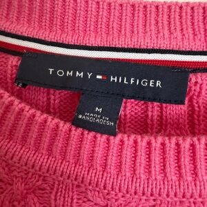 Tommy Hilfiger Vibrant Pink Crew Neck Sweater
